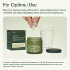 Seed DM-02 Daily Multivitamin - for Adults - 30-Day Supply with Jar | 100% DV Nutrition - 20 Essential Vitamins & Minerals - Immune, Bone, Hair, Skin & Nail Health - Vegan Capsules