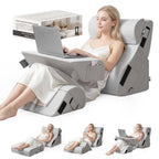 FifthQuarter 6PCS Orthopedic Wedge Pillow Set for After Surgery