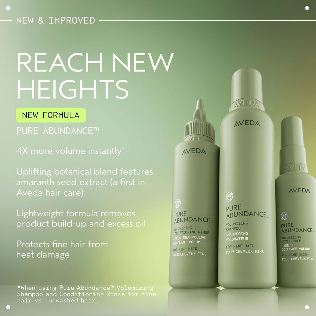 Aveda Pure Abundance Volumizing Style-Prep | Lightweight Volumizing Prep Spray For Fine Hair | Heat Protection Spray | Notes of Jasmine, Peppermint, Pamarosa and Ylang Ylang | 3.4 Fl Oz