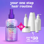 Aussie Ultra Wonder Daily Mist Lightweight Multi-Use Detangler, silicone-free, for All Hair Types and Curls, 7.6oz