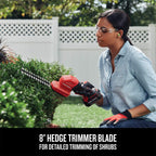 Buy now CRAFTSMAN V20 4 In. Cordless Handheld Grass Trimmer and 8 In. Mini Hedge Trimmer, Battery and Charger Included, Rechargeable 2 in 1 Grass Shear and Bush Trimmer (CMCSS800C1) at indiglob india