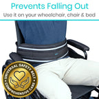 Vive Wheelchair Seatbelt - Safety Belt for the Elderly - Harness for Adults