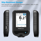 Buy now Silicone Case for Freestyle Libre 3 2 / Libre Reader, Lightweight Shockproof Anti Slip Protective Cover Soft Gel Skin with Raised Bezel (Black) at indiglob india