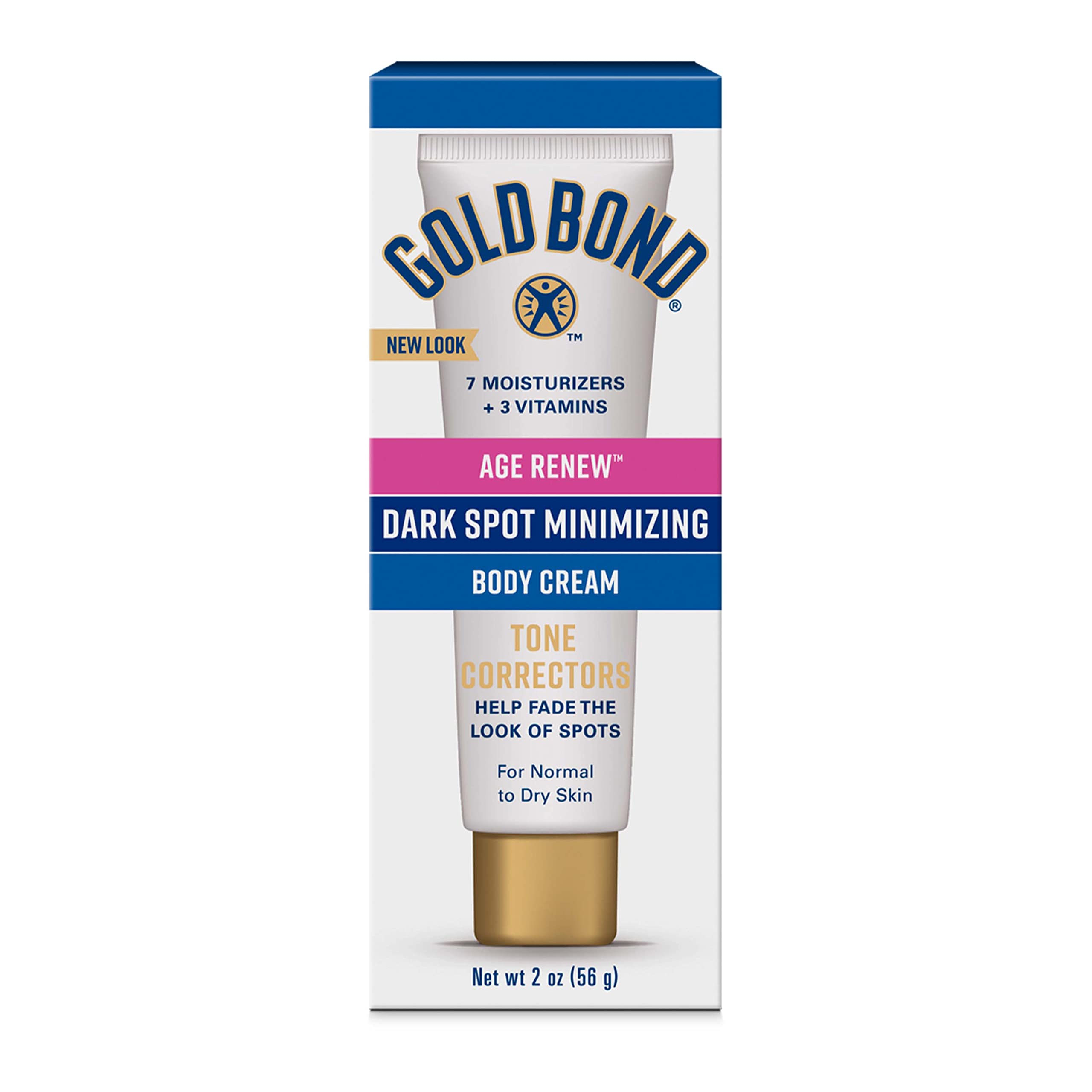 Buy now Gold Bond Age Renew Dark Spot Minimizing Age Renew Body Cream, 2 oz., With No Bleaching Agents at indiglob india