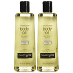 Neutrogena Body Oil Light Sesame Formula, 16 fl. oz | Nourishing Moisturizer, for Before- and After-Shower Application, Lightweight, Non-Greasy Feel