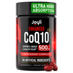 JOYLI Nutrition 2 Pack CoQ10 500mg - High Absorption Coenzyme Q10 Supplement - Co Q 10 for Energy & Vitality - Alternative to CoQ10 400mg & 300mg - 240 Softgels