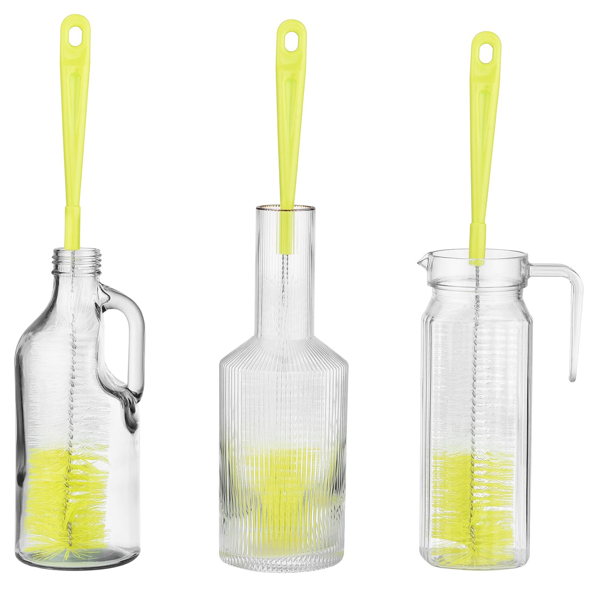 ALINK 16 inch Long Bottle Brush Cleaner for Washing Wine/Beer/Sport Well/Thermos/Glass, Hummingbird Feeder and Long Narrow Neck Sport Bottles