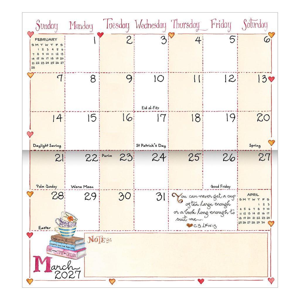 TF Publishing 2027-2028 Susan Branch Small Monthly Pocket Planner