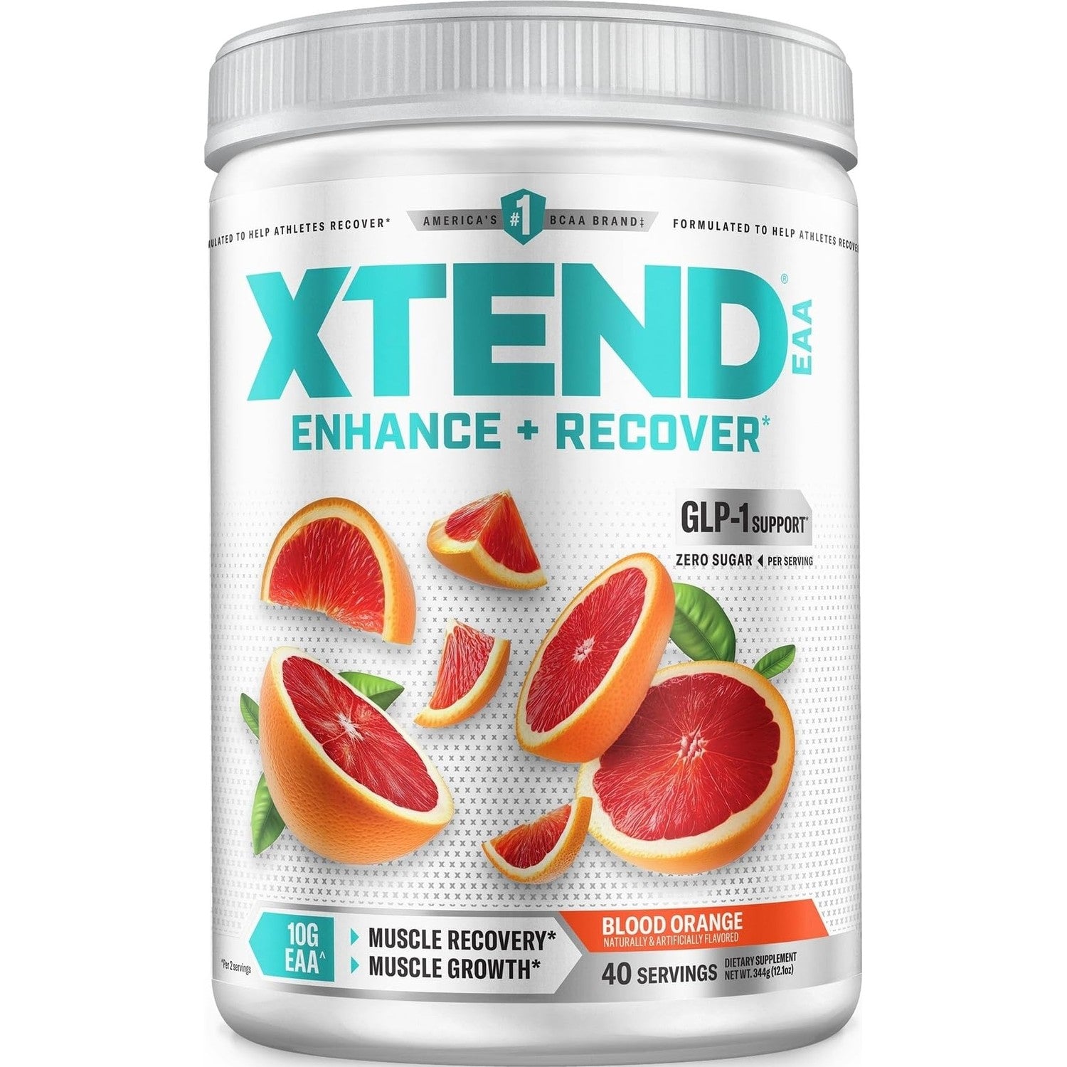 Xtend EAA + BCAA Powder with Zero Sugar, 10g EAAs, 40 Servings