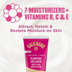 Gold Bond Plumping Collagen Body & Face Serum Lotion, Hydrating Moisturizer | Scented lotion with collagen peptide complex, jojoba & grapeseed oils to visibly plump skin, cherry blossom scent, 8 oz