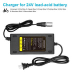 29V 5A for 24V 5A 3-Pin Male XLR Connector Battery Charger for Lakematic, Pride Mobility, Jazzy Power Chair, Drive Medical, Golden Technologies, Shoprider, Rascal 200T/500T/301 PC 24BC5000TF-1