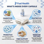 Fuel Health Daily Tribiotic, Triple Biotic Supplement, 60 Capsules