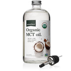Natural Force Organic MCT Oil – Pure Glass Bottle – Made from 100% Virgin Coconut Oil + Certified Keto, Paleo, Kosher, Vegan & Non-GMO – Lab Tested for Quality and Purity - 16 Ounce