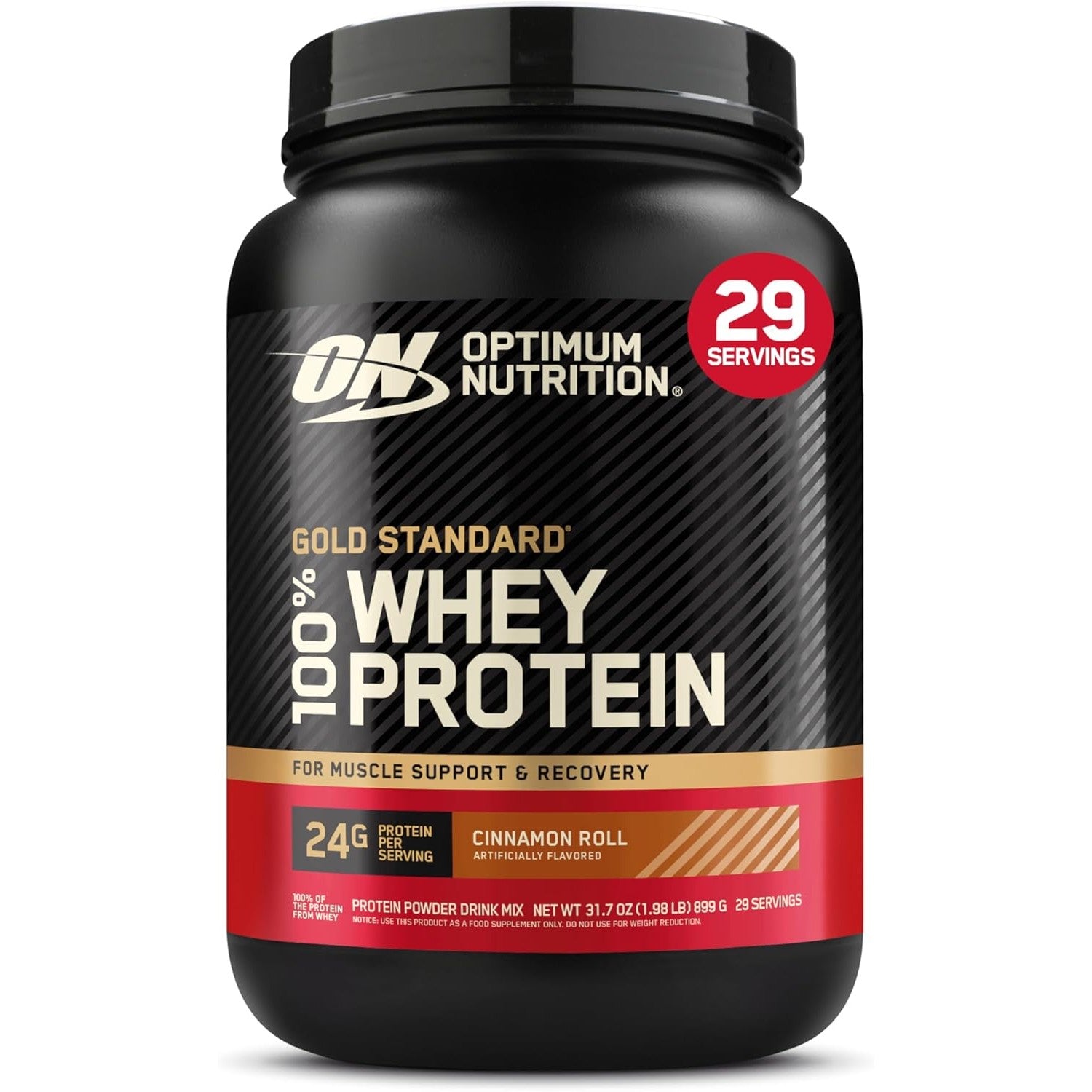 Buy now Optimum Nutrition Gold Standard 100% Whey Protein Powder, Banana Cream, 5 Pound (Packaging May Vary) Cinnamon Roll 2 Pound (Pack of 1) at indiglob india