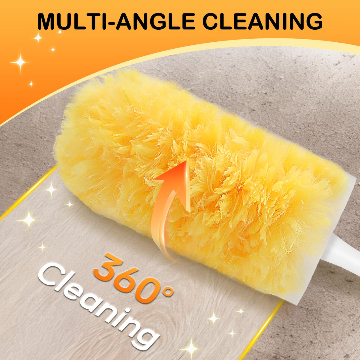 SetSail Heavy Duty Duster Refills for Swiffer Duster with 1 Handle，30 Count