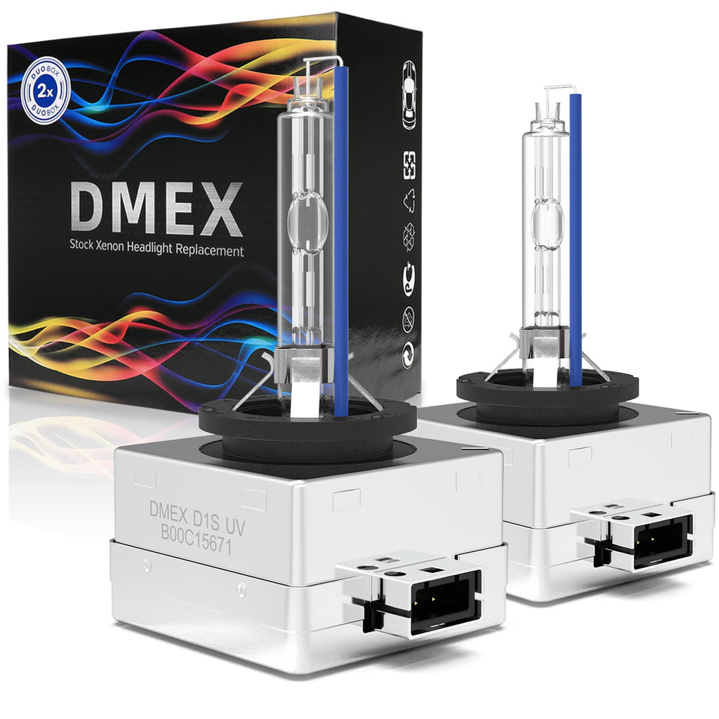 Buy now DMEX D1S HID Headlight Bulbs Xenon 35W Replacement 66144 66140 85140 85415 - Pack of 2, 6000K Cool White (Not fit Halogen Headlamp) at indiglob india