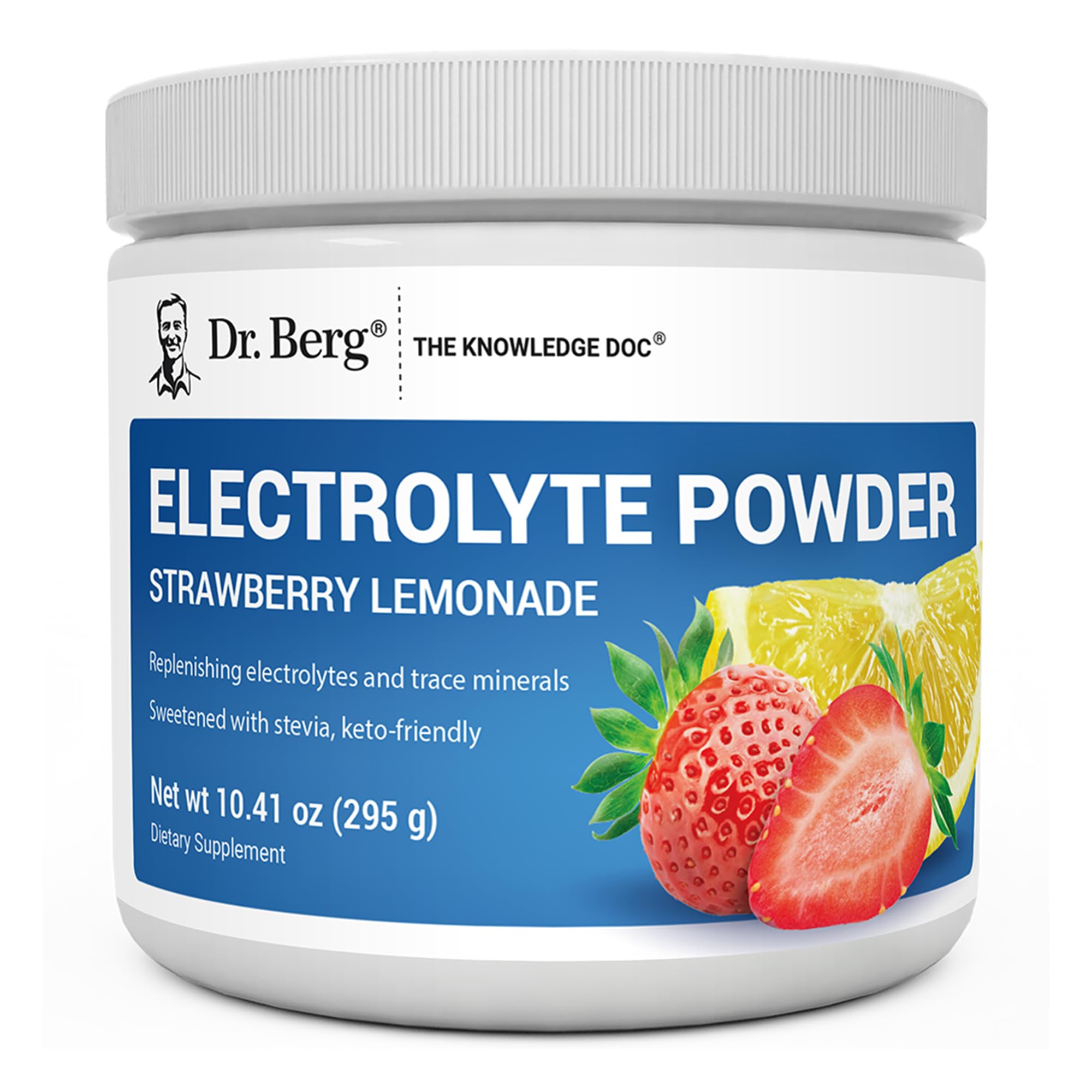 Buy now Dr. Berg Zero Sugar Hydration Keto Electrolyte Powder - Enhanced w/ 1000 mg of Potassium & Real Pink Himalayan Salt (NOT Table Salt) - Raspberry & Lemon Flavor Hydration Drink Supplement - 50 Servings Strawberry Lemon - 50 Servings at indiglob india