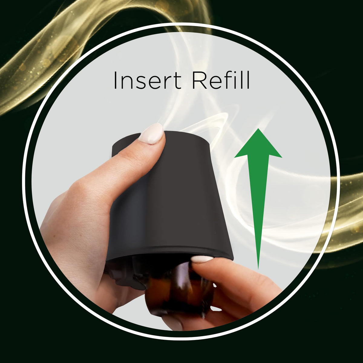 Air Wick Essential Mist Diffuser +Refill Kit, Pumpkin Spice,Fall Scent 2ct