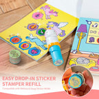 Sticker Refills Compatible with Melissa and Doug, Sticker Wow Stamp Refill, Arts and Crafts Refill Stickers, 2-Pack (Favorite Things, Pets Pack 1) - 200 Stickers Each(400 Total) for Any Stamper