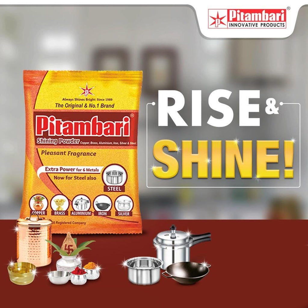 Pitambari Shining Powder - 200g (Pack of 3)