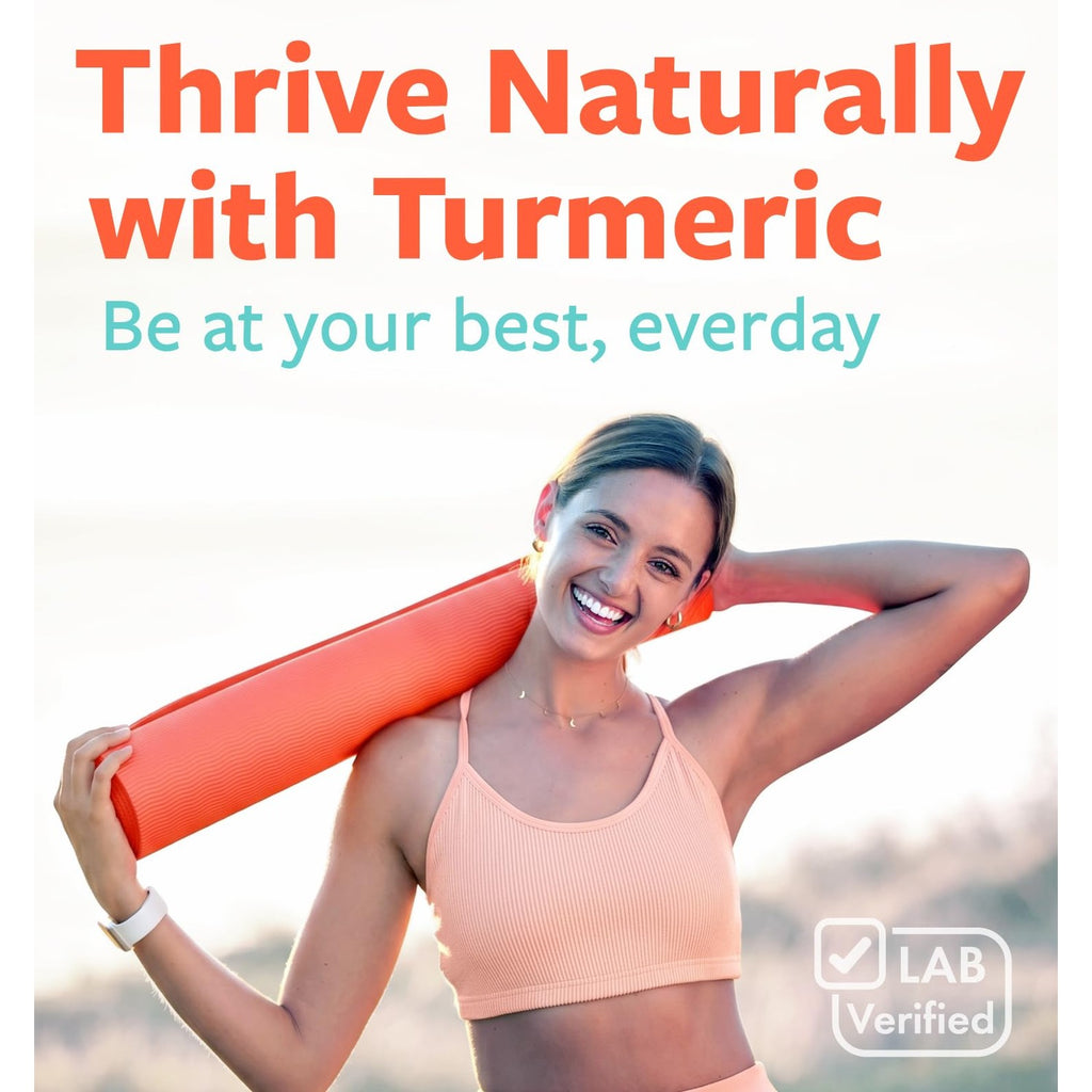 Organic Turmeric Ginger Black Pepper Supplement - High Potency Organic Turmeric Curcumin Capsules with Ginger & Black Pepper for Enhanced Benefits and Absorption - Vegan & Non-GMO (2 Month Supply)