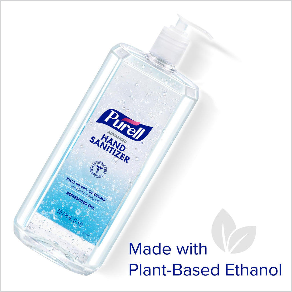 Purell Hand Sanitizer Refreshing Gel Pump Bottle, 1ct x 1.5 Liter - 5015-04