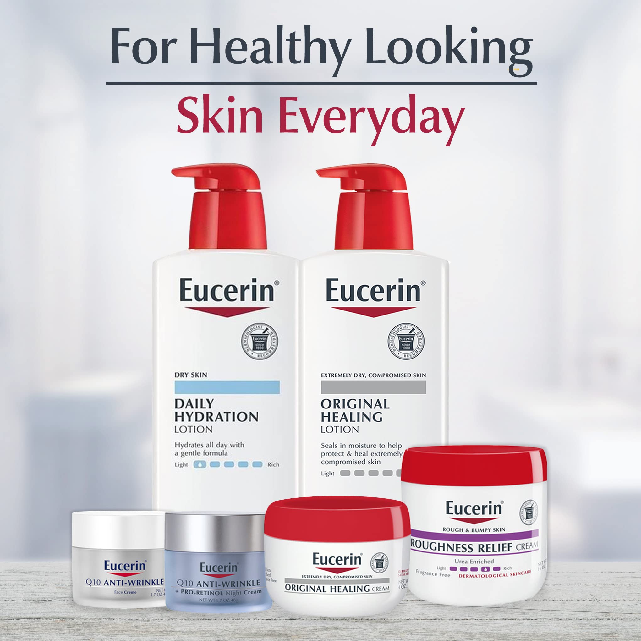 Eucerin Original Healing Cream, Emollient Enriched, 2 x 16 OZ | Unscented Body Cream for Extra Dry and Compromised Skin, Emollient Enriched Body Moisturizer, Long-Lasting Hydration