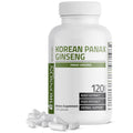 Bronson Korean Panax Ginseng High Potency Root Extract, 120 Capsules | Energy, Endurance, Vitality, Memory & Cognitive Health Support