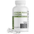 Bronson Korean Panax Ginseng High Potency Root Extract, 120 Capsules | Energy, Endurance, Vitality, Memory & Cognitive Health Support