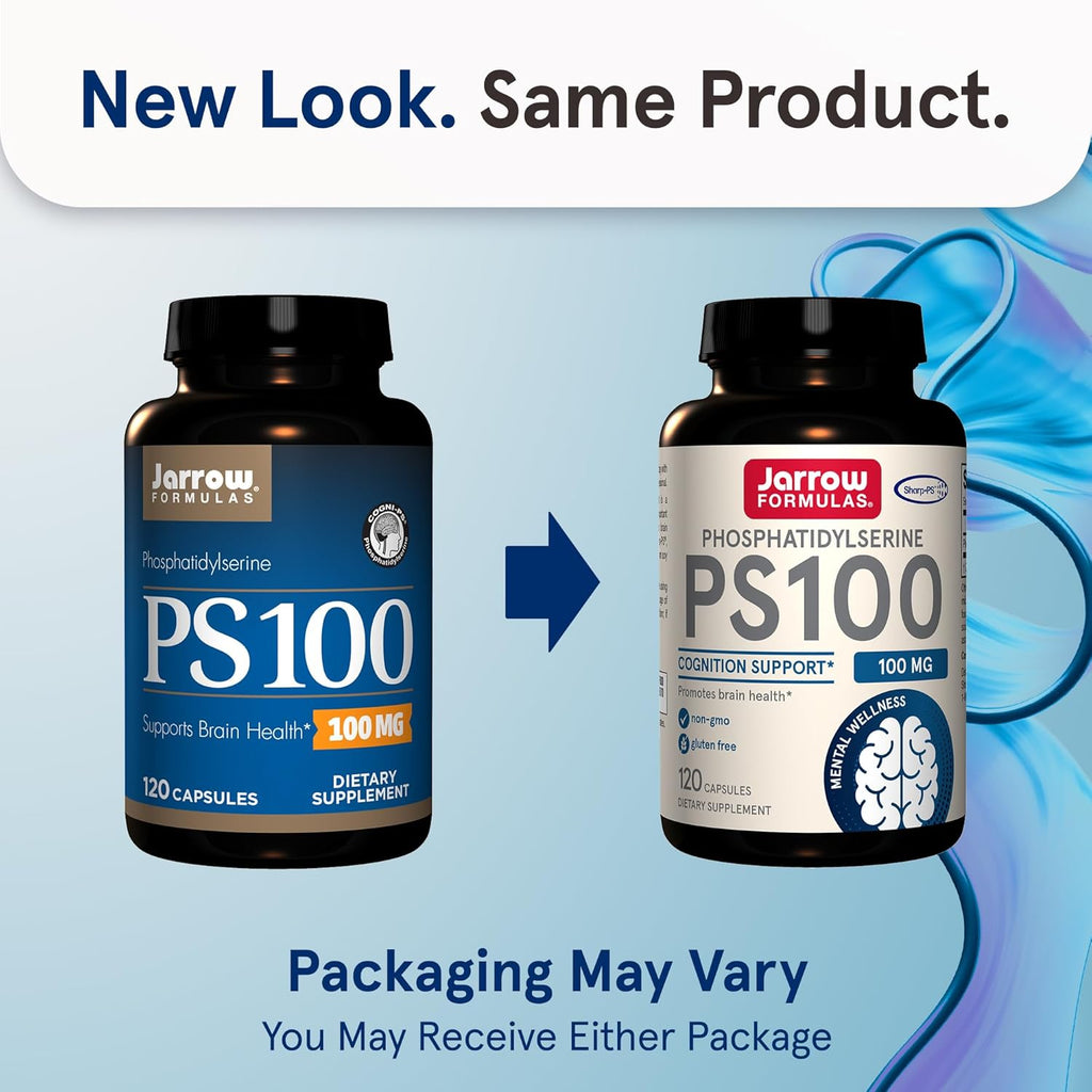 Buy now Jarrow FormulasÂ® PS100 Phosphatidylserine, 100 mg, Dietary Supplement for Brain Health and Cognition Support, 120 Capsules, Up to a 120 Day Supply at indiglob india