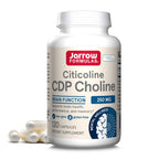Jarrow Formulas Citicoline CDP Choline 250 MG, CDP Choline Supplement Supports Brain Health, Performance and Memory, 60 Capsules, Up to a 60 Day Supply (Pack of 12)