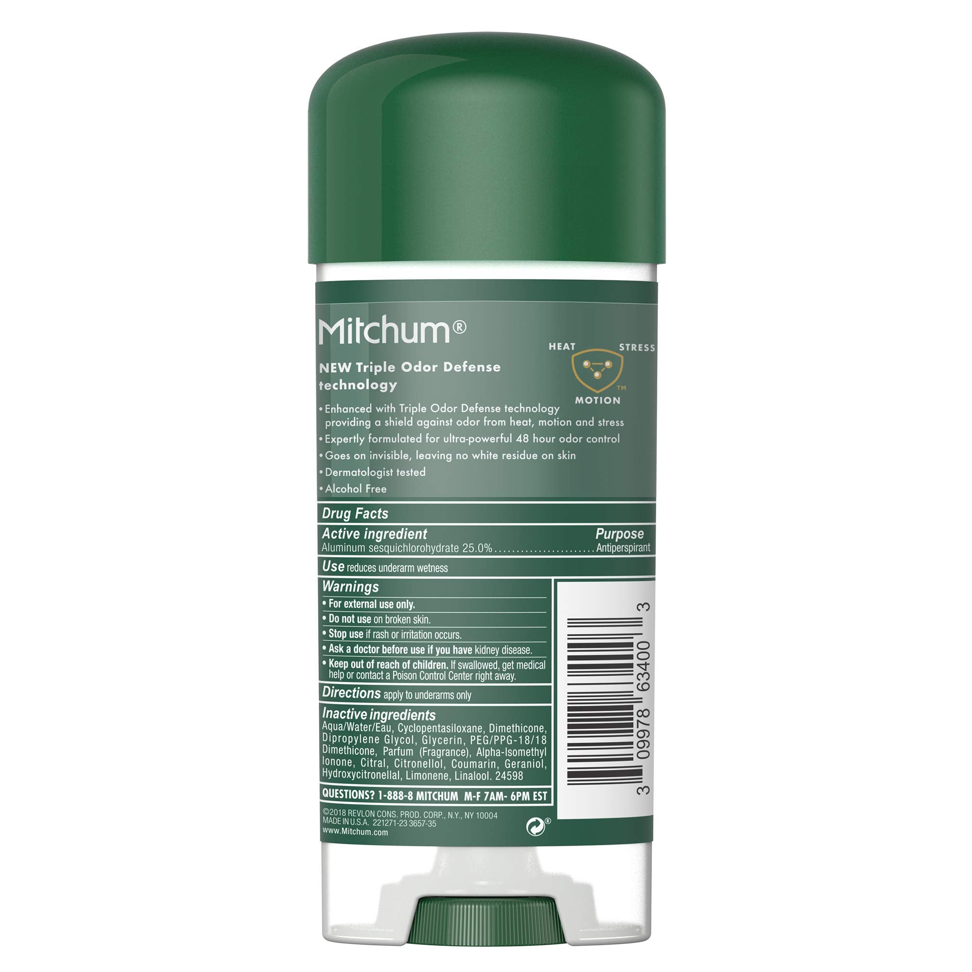 Buy now Mitchum Anti-Perspirant & Deodorant Clear Gel, Mountain Air - 3.4 Oz (6 Packs) at indiglob india