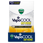Buy now Vicks VapoCOOL SEVERE Medicated Sore Throat Drops, Fast-Acting Max Strength Relief, Soothes Sore Throat Caused by Cough, Powerful Vicks Vapors, Menthol, Honey Lemon Chill, 225 Total (5 Packs of 45) at indiglob india