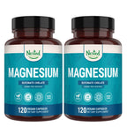 Nested Naturals Magnesium Glycinate Chelate - 200mg Chelated Magnesium Supplement for Muscle Cramps, Relaxation, & Sleep Support - 100% Albion TRACCS Buffered Magnesium Glycinate - 120 Vegan Capsules