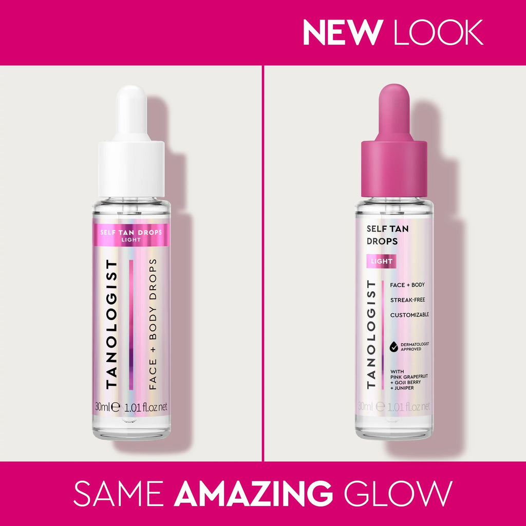 Buy now Tanologist Light Self Tan Drops, Streak-Free Body & Face Tanning Drops, No Fake Tan Smell, For Moisturizer & Lotion, Bronzing Face Tanner, Skincare Ingredients, Vegan, 1.01 fl. oz/30 ml Bottle at indiglob india