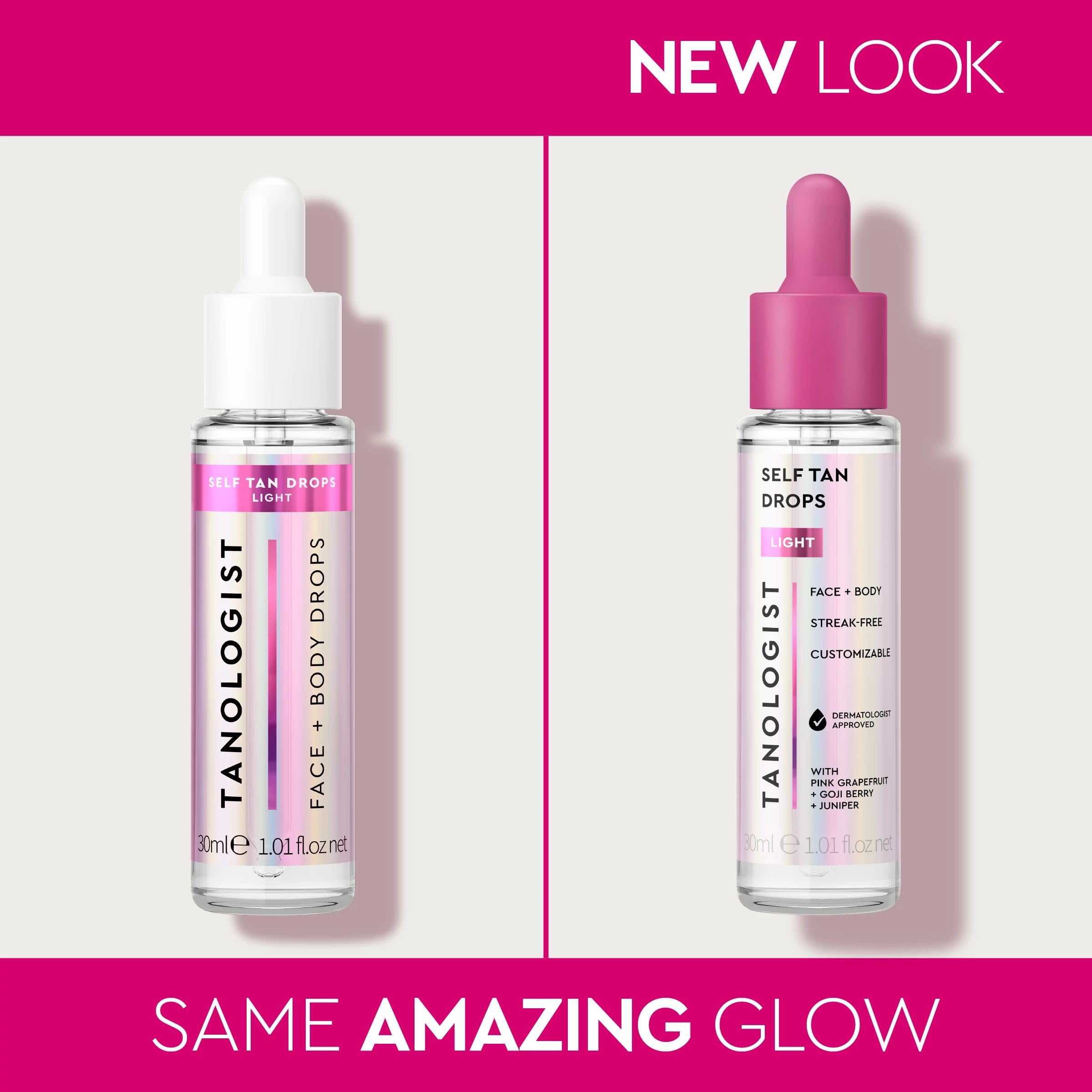Buy now Tanologist Light Self Tan Drops, Streak-Free Body & Face Tanning Drops, No Fake Tan Smell, For Moisturizer & Lotion, Bronzing Face Tanner, Skincare Ingredients, Vegan, 1.01 fl. oz/30 ml Bottle at indiglob india