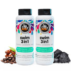 SoCozy Swim Leave In Conditioner Spray & Treatment for Kids Hair (8 Fl Oz) Protects & Repairs Pool, Sun & Salt Damaged Hair, Gentle Formula with Activated Charcoal, Vitamin B5 & Sunflower Seed Extract