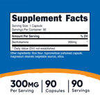 Nutricost Benfotiamine 300mg, 90 Capsules, Fat Soluble Vitamin B1, GMO-Free | Gluten Free, Vegetarian Friendly