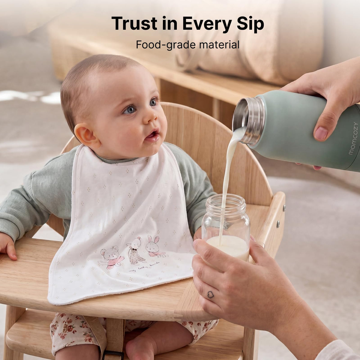 Momcozy Portable Bottle Warmer & Breastmilk Cooler Set On-the-Go Essentials