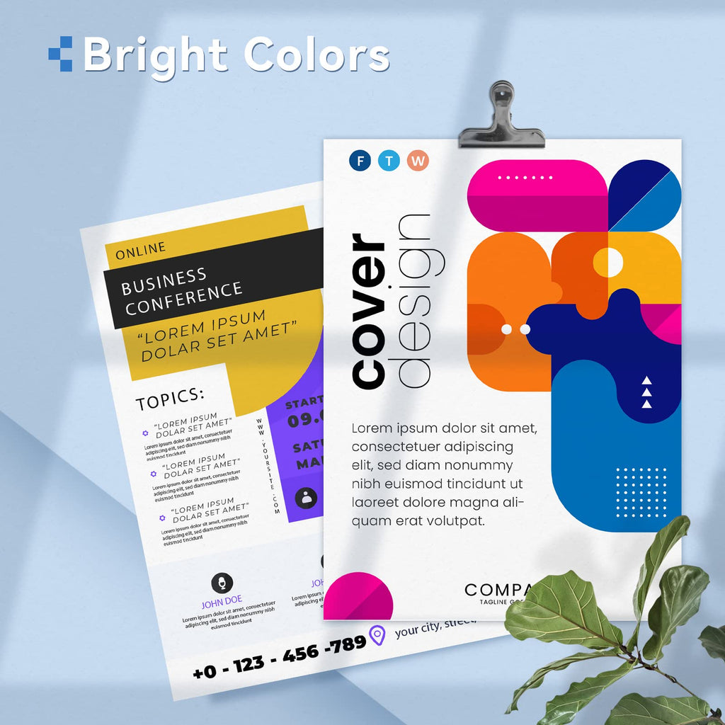 67XL Ink Cartridges Black Color Combo Pack Compatible for HP 67 Ink