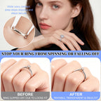 114Pcs 3-in-1 Ring Sizers for Loose Rings, Anti-Slip, Reduce 0.5-1 Size