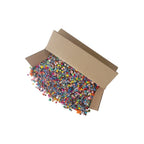 The Beadery Bonanza 5LB of Mixed Craft Beads, Sizes, Plastic, Round, Multicolor