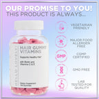 Hair Vitamins Gummies for Hair Growth - Hair, Skin & Nails Beauty Complex with 5000mcg Biotin per Serving - Supports Thicker, Stronger, Radiant-Looking Hair for Women & Men, Berry Flavor - 120 Gummies