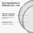 Matrixyl 10% + Hyaluronic Acid, Anti-Aging Serum for Fine Lines and Wrinkles, 1 Fl Oz