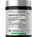 Horbäach Magnesium Bisglycinate | 120 Capsules | 750mg | Non-GMO and Gluten Free Supplement