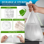 Charmount Small Trash Bags 2-4 Gallon 1000 Count