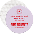 First Aid Beauty Ingrown Hair Pads Aftershave Treatment to Help Prevent Razor Bumps, Exfoliate Underarms & Bikini Area, Sensitive Skin