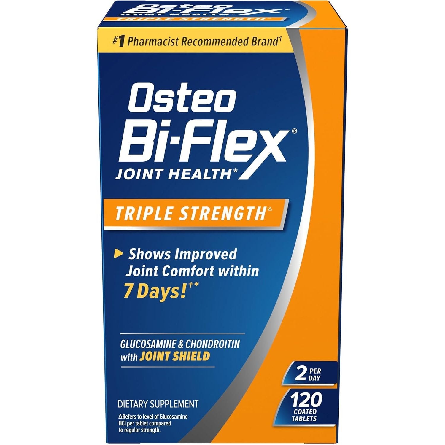 Buy now Osteo Bi-Flex Triple Strength(5), Glucosamine Chondroitin with Vitamin C Joint Health Supplement, Coated Tablets, 120 Count 120 Count (Pack of 1) at indiglob india