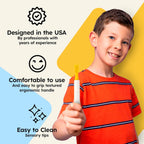 Buy now Gafly Therapens Oral Motor Therapy Tools Stimulate Speech and Feeding - Chewy Vibe Speech Therapy Toys Help Kids with Sensory Needs Chew & Relax - Oral Stimulator Kit Includes 4 Tips, Storage Pouch at indiglob india