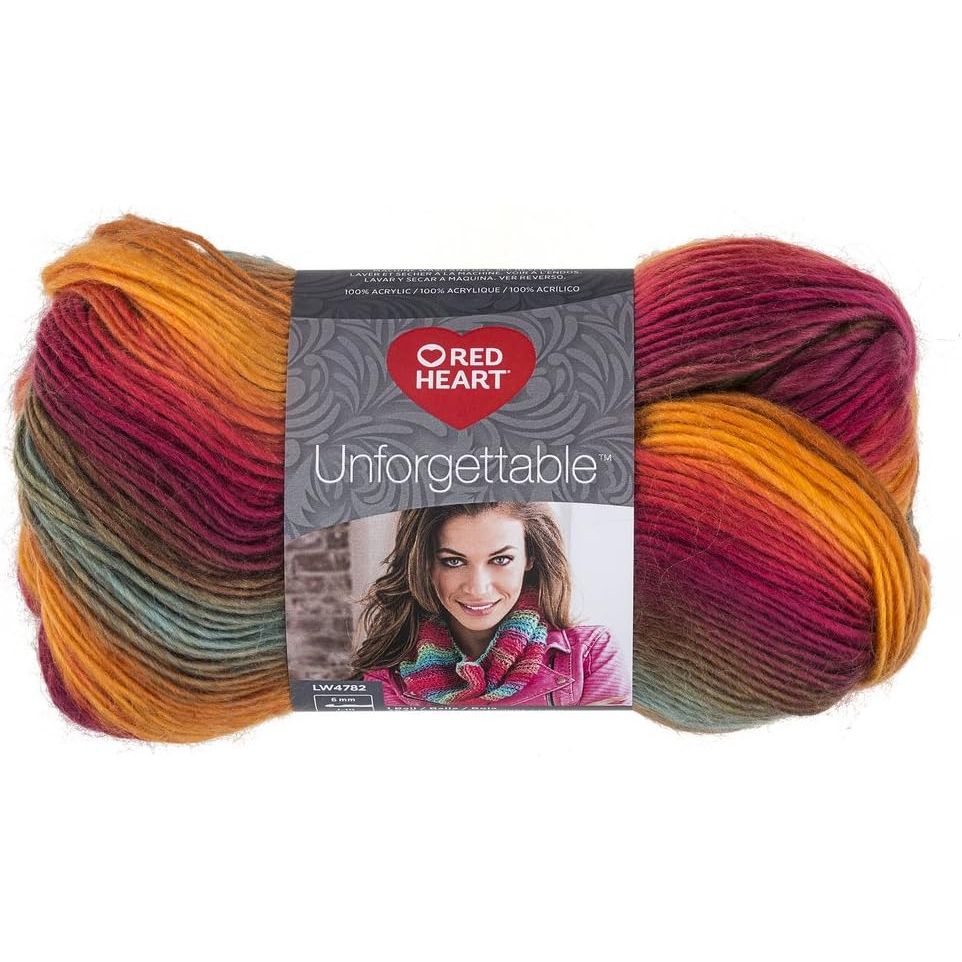 Buy now RED HEART Unforgettable Yarn, Sunrise Default at indiglob india